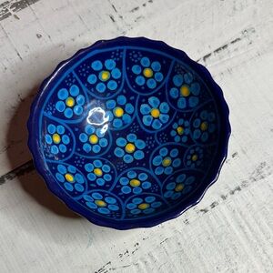 Blue and Yellow Decorative Bowl